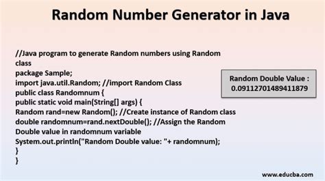Random Number Generators in Java .